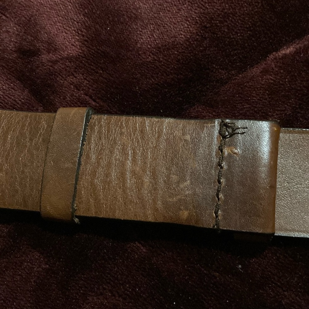 Chico’s Brown Leather Adjustable Belt - Picture 7 of 13